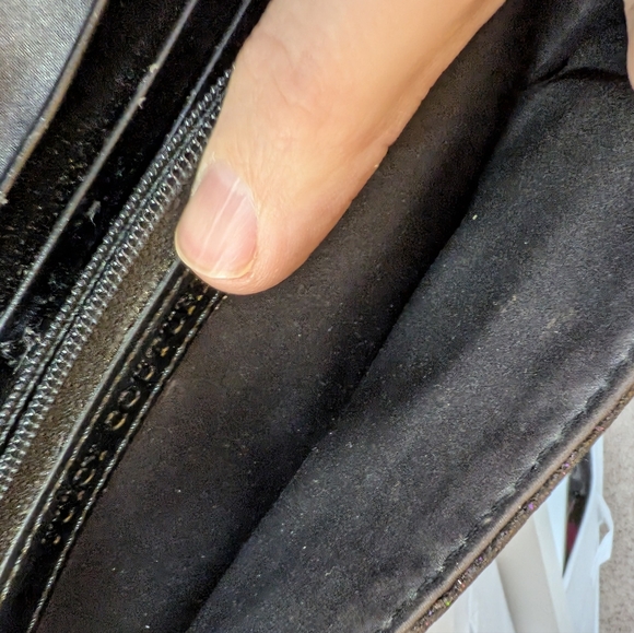Juicy Couture Sparkling Black And Purple Wallet/Clutch - Picture 5 of 5